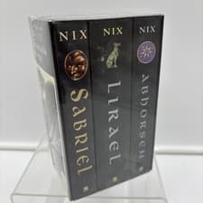 Image of Garth Nix Abhorsen Trilogy Box Set Sabriel Lirael Abhorsen EOS Made In USA - NEW