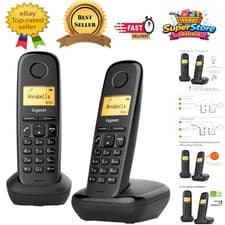Image of A170 Duo Cordless Phone Set - 2 Digital Handsets, Illuminated Display & Eco DECT
