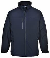 Image of Water Resistant Portwest 3 Layer Softshell Men's Work Jacket - TK50