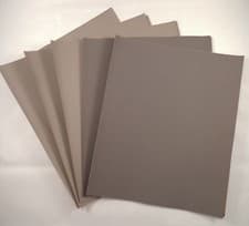 Image of KLINGSPOR WET AND DRY SANDING SANDPAPER MIXED GRIT PACK OF 10 SHEETS FREE p&p
