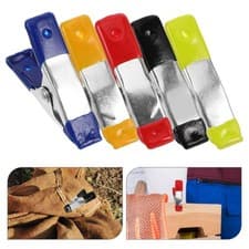 Image of  25pcs Spring Metal Clamps Clips Heavy Duty Small Metal Spring Clips for Crafts