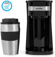 Image of One Cup Coffee Maker – Filter Coffee Machine, Washable & Reusable Filter, Includ
