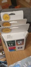 Image of HP 14 INK Cartridge (x3). 2x Tri Colour and 1x Black & White