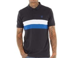 Image of 883 POLICE Brice Polo Shirt Navy Blue Small