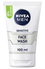 Image of NIVEA MEN Sensitive Face Wash with Zero Percent Alcohol (100 ml)