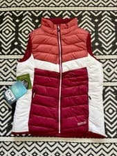 Image of Regatta Harrock Lightweight Gilet Womens UK 12 Red Pink Body Warmer BNWT RRP £75
