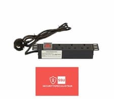 Image of Cabinet PDU-3WAY 1U 10inch 3way PDU UK Plug