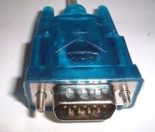 Image of USB to RS232 Serial Port Cable Adapter UK Seller