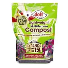 Image of Doff Lightweight Multi-Purpose Compost - 15 Litre - 100% Peat Free