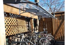 Image of CANOFIX 1270x4000mm DIY Door Canopy Polycarbonate Cantilever Porch Patio Walkway