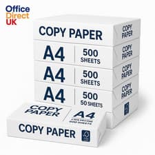 Image of A4 COPIER PAPER PRINTER WHITE 5 REAMS OF 500 SHEETS PHOTOCOPY STATIONARY (2500)