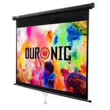 Image of Duronic 60" Projector Screen MPS60 /43 BK, BLACK Pull-Down Projector Screen, Scr
