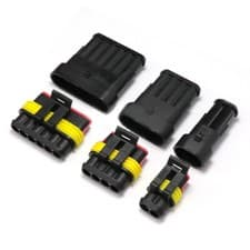 Image of Automotive AMP/HID Superseal Waterproof Electrical Car Connector 1- 6 Way Pin
