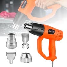 Image of Heat Gun 2000W Heavy Duty Hot Air Gun Fast Heating 1.5s with 300℃ 600℃ Dual Temp
