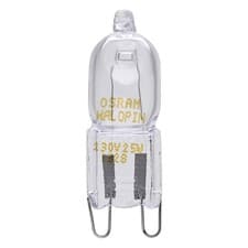 Image of 2X OSRAM Oven HALOPIN 25W G9 Halogen Capsule Bulb 230//240V