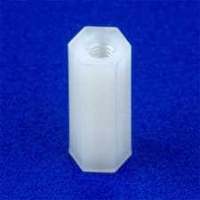 Image of R-TECH 524347 Nylon Hexagonal M3 F-F Spacer 15mm - Pack Of 100