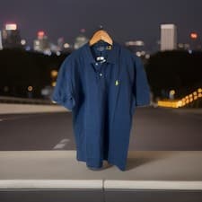 Image of Size XXL NWT POLO Ralph Lauren Custom Slim Fit Mesh Polo Shirt Blue