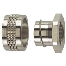 Image of HellermannTyton 166-30501 SC12-PC Plain Hole Conduit Connector 10.2mm