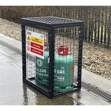 Image of Sealey Safety Cage - 2 x 19kg Gas Cylinders GCSC219
