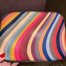 Image of Paul Smith Women’s Swirl Print Leather Medium Cross-Body Bag.