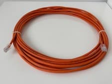 Image of 10m orange cat5e LAN internet patch ethernet rj45 cable/lead