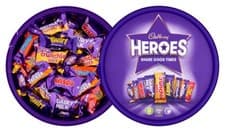 Image of Cadbury Heroes Chocolate Tub 550g, Assorted Chocolates for Sharing Pack