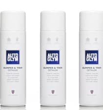 Image of 3 x AutoGlym Bumper and Trim Detailer 450ml Bumper Black - Restore Plastic