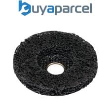 Image of Draper 37607 Polycarbide Strip Disc, 115mm, 22.23mm, 180 Grit, Black