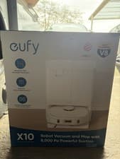 Image of eufy X10 Pro Omni Robot Vacuum Cleaner & Dual Mops in white