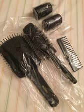 Image of babyliss brand new 2 x brushes and a comb paddle brush/blow dry brush