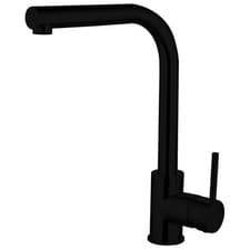 Image of Delphi Melbury Single Lever Kitchen Sink Mixer Tap - Black