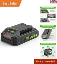 Image of High-Quality 24V Lithium-Ion Battery for Greenworks 24V Tools - 1 Guarantee