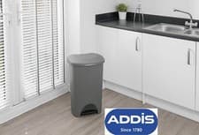 Image of 50L Pedal Bin Large Kitchen Waste Rubbish Paper Trash Dust Bins For Home Office