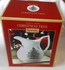 Image of Spode Christmas Tree Jug / Pitcher Boxed NEW UNUSED