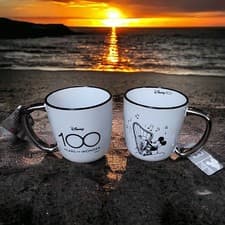 Image of 2x Disney Mugs Mickey Mouse Coffee Tea | 100 Years Retro Gift Official With Tags