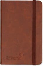 Image of Silvine A6 Executive Soft Feel Notebook 160 Lined Pages Journal 