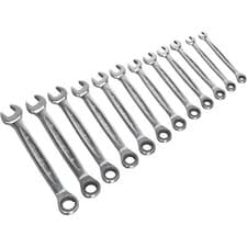 Image of Sealey Ratchet Combination Spanner Set 12Pieces Platinum Series AK63922