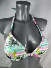 Image of NEW Boux Avenue Pink Mix Pataya Beach Triangle Bikini Top Swimsuit NEW Swim Top