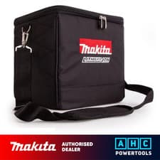 Image of Makita 10" 225mm Black Canvas Nylon Cube Tool Bag + Shoulder Strap - 831373-8