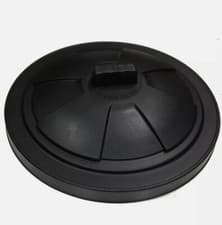 Image of 80/ 85L LITRE SPARE REPLACEMENT BIN LID BLACK PLASTIC WASTE RUBBISH DUSTBIN...