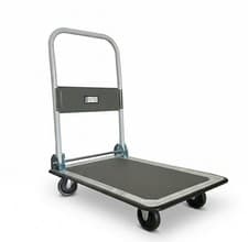 Image of Heavy Duty Platform Hand Trolley 150 or 300kg Folding Dolly Cart Steel Frame