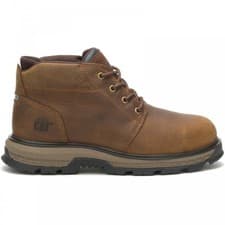 Image of CAT Exposition 4.5" | Pyramid - Brown | Leather Safety Boots