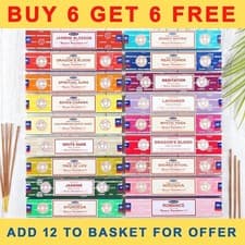 Image of 🔥 Satya Incense Sticks Genuine Nag Champa 15g Pick & Mix Scents Joss Insence