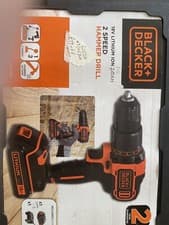 Image of GenuineBlack & Decker KFBCD701 -GB 2 Gear Hammer Drill18v + Battery 1.5Ah Li-ion