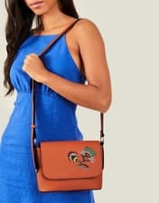 Image of BNWT Accessorize Embroidered Cross Body Bag