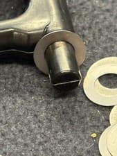 Image of Steel Shims (10pcs) - 5mm (bore) x 9mm (diameter) - Shim Thickness: 0.1mm (Fits