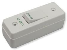 Image of Narrow Style Press To Exit Button C-W Surface Box For Access Control Systems
