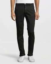 Image of REPLAY MEN'S HYPERFLEX ZEUMAR CHINOS IN BLACK, BNWT, RRP £130