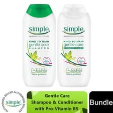 Image of Simple Kind to Hair Gentle Cleansing Shampoo & Care Conditioner Duo, 200ml