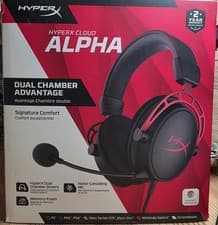 Image of HyperX Cloud Alpha Gaming Headset Black-Red